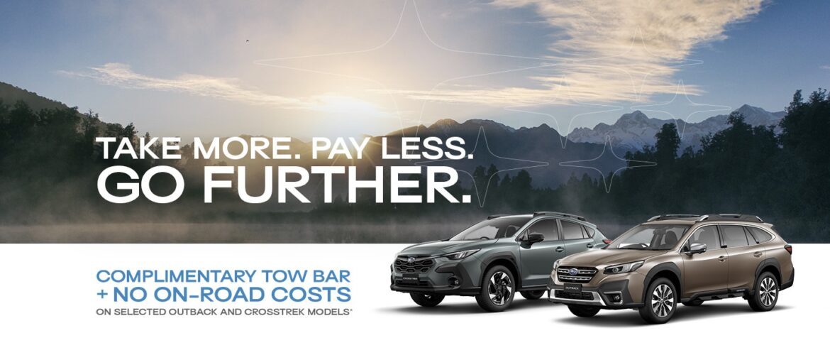 TAKE MORE. PAY LESS. GO FURTHER